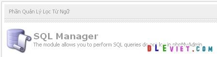 SQL Manager