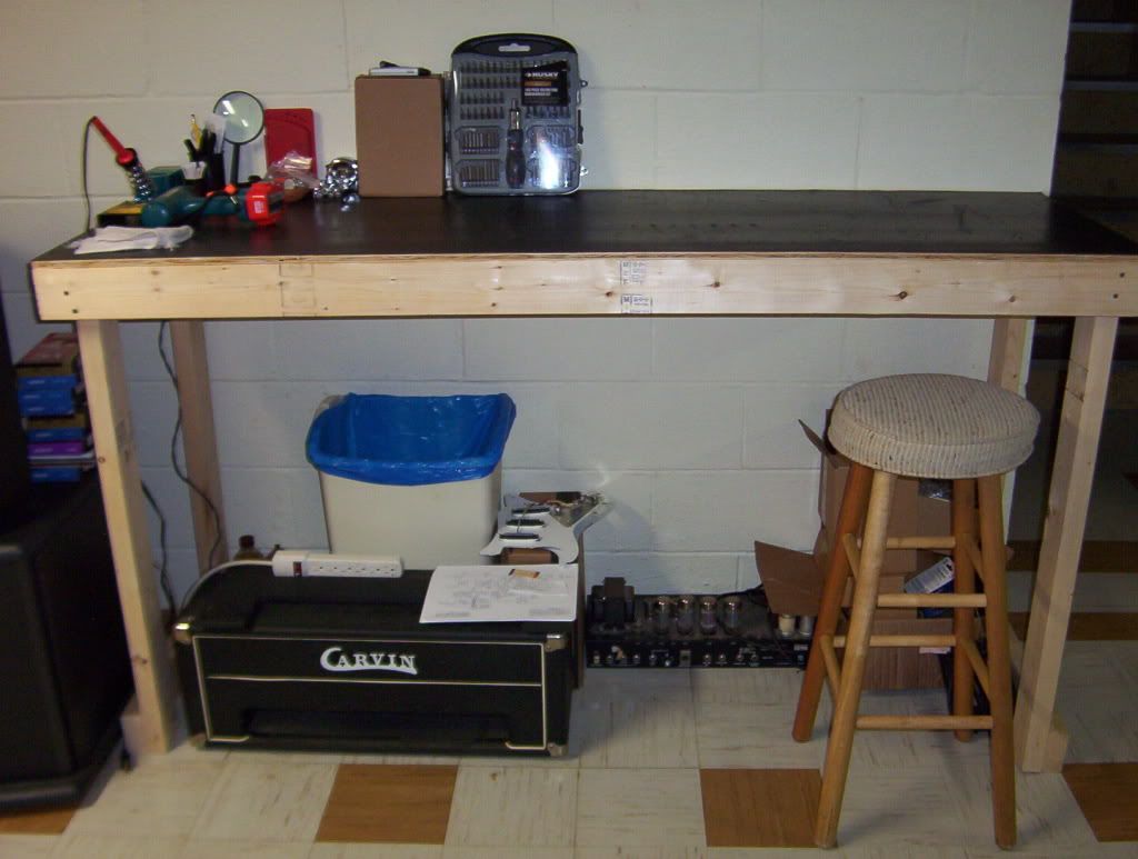 Built a new guitar workbench... A Guitar Forum