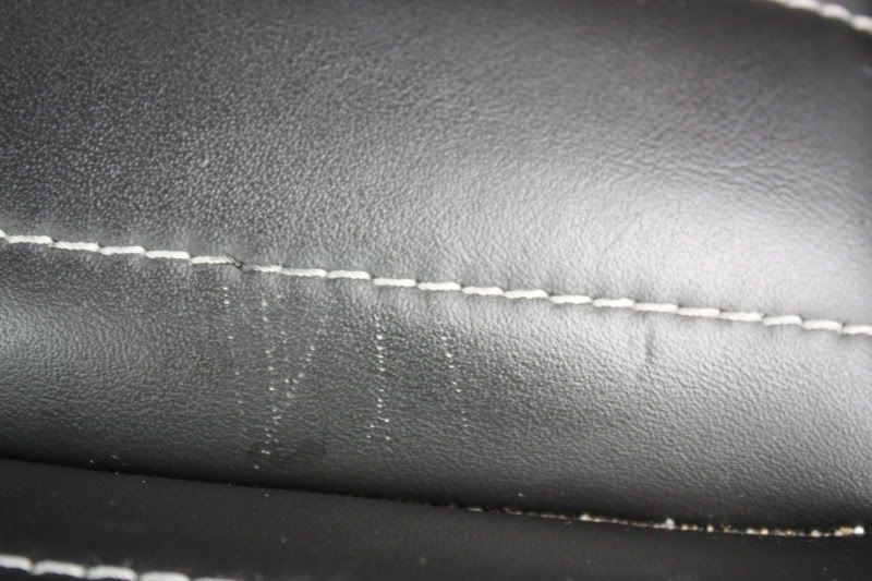 repaired the scuffs in the leather, a few before and after pics