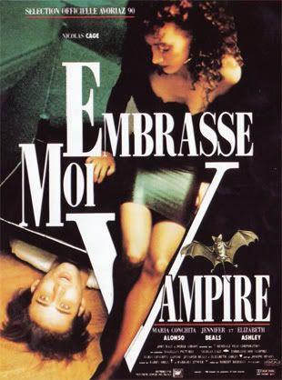 Affiche du film Vampire's Kiss (Embrasse Moi Vampire)