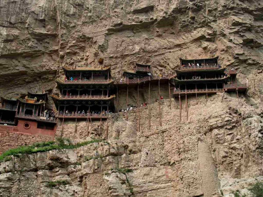 Xuan Kong Si, el monasterio colgante más antiguo del mundo.