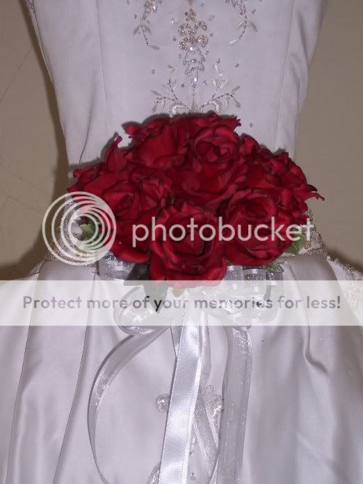 Alex Round Silk Rose Bridal Bouquet Wedding Flowers 154