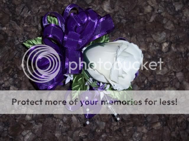 Single Silk Rose Bud Corsage Bridal Wedding Flowers 257  