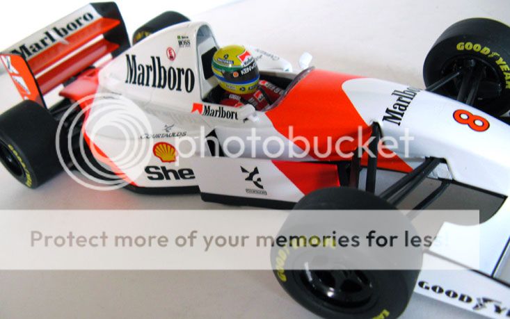   Ford Mp4/8 Ayrton SENNA Monaco GP 1993 Winner w/ FULL LIVERY  