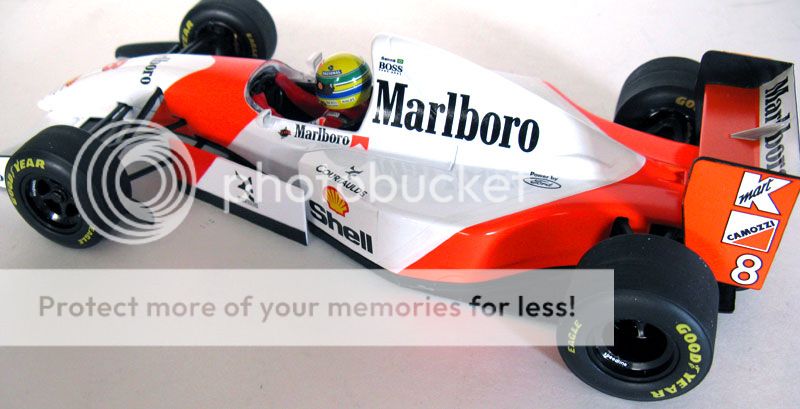   Ford Mp4/8 Ayrton SENNA Monaco GP 1993 Winner w/ FULL LIVERY  