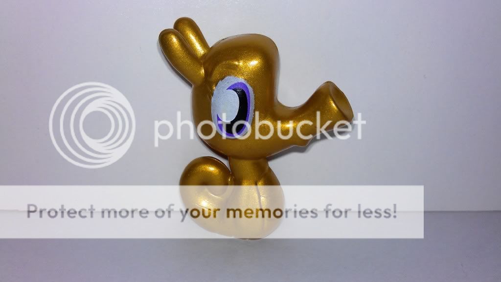 LIMITED EDITION MOSHI MONSTER MOSHLING GOLD STANLEY  